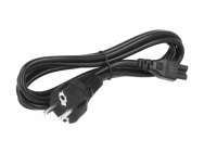 EU Power cord 3 prongs, C5 cable [150 pcs per carton] - 1.8m