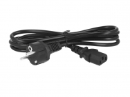 EU power cord 3 prongs - for PC and UPS [150 pcs. carton] -1.8m