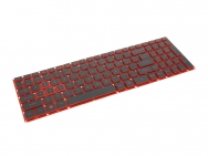 Laptop keyboard for Acer Nitro 5 AN515 - connector 28pin red (numeric, backlight)