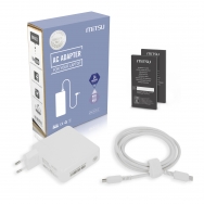 Mitsu charger 140W USB type C USB-C (white)