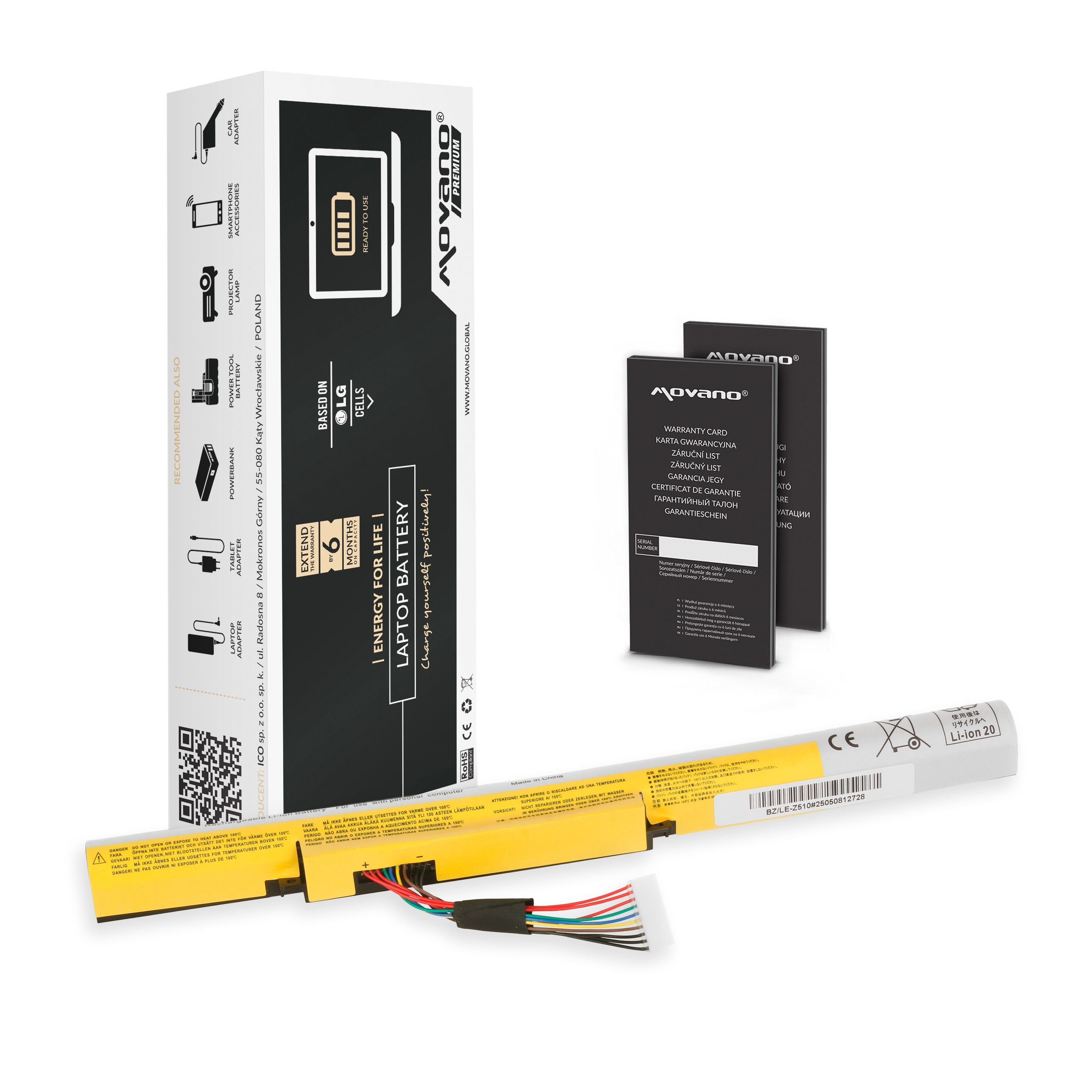 Bateria Movano Premium do Lenovo IdeaPad Z510